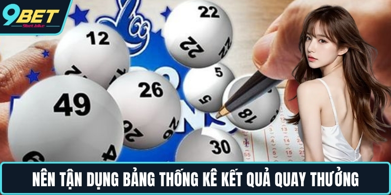 Nên tận dụng bảng thống kê kết quả quay thưởng