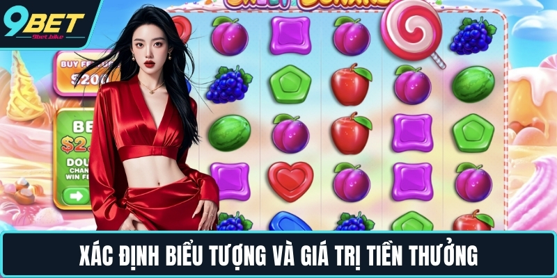 Xác định biểu tượng và giá trị tiền thưởng